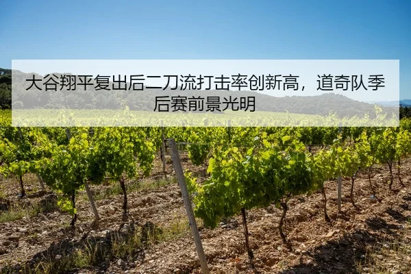 大谷翔平复出后二刀流打击率创新高，道奇队季后赛前景光明